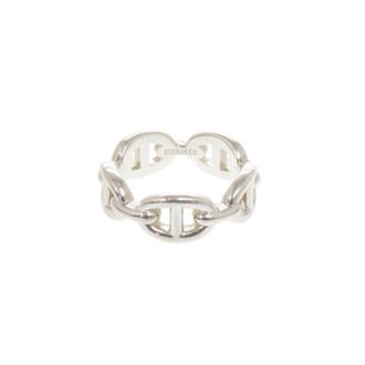 Herm&egrave;s Silver Silver 925 Band Ring (Pre-Owned)