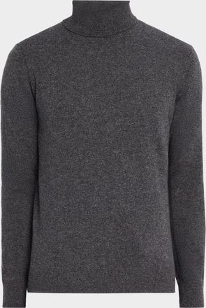 Neiman Marcus Men & apos;s Cashmere Melange Turtleneck Sweater