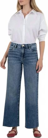 Kut from the Kloth Meg High Rise Wide Leg In Medium Wash