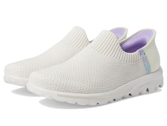 Skechers Go Walk Travel Tahiti Sunset Hands Free Slip-Ins Womens Shoes White : 6.5 B - Medium, Textile