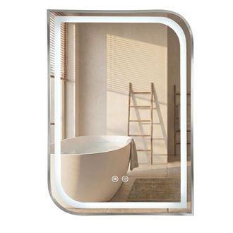 Rea Espejo Rea Zone 70x50 Led Brush Nickel