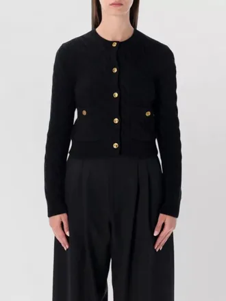 Polo Ralph Lauren cashmere-blend cable-knit cropped cardigan