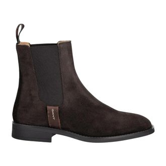GANT Fayy Enkellaarzen - Dames - Schoenen - Bruin - Maat: 41 EU Leer