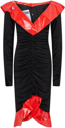 Moschino Midi Jurk - Dames - Casual kleedjes - Veelkleurig - S - Polyester - Kleedjes