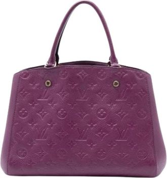 Louis Vuitton Pre-owned Handbags, female, Purple, Size: ONE SIZE Pre-owned Vintage Handbag