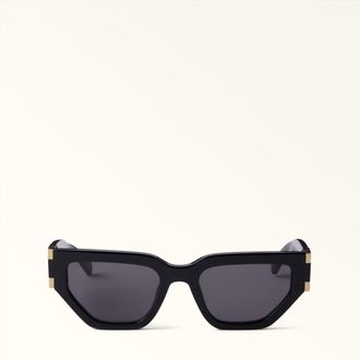 Furla Occhiali Da Sole Nero Nero Acetato Donna