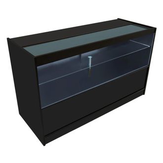 MonsterShop LED Retail Shop Counter C1500 - Black