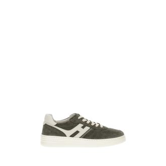 Hogan H630 Sneaker - Heren - Sneakers - Groen - 44 1/2 EU - Leer - Schoenen