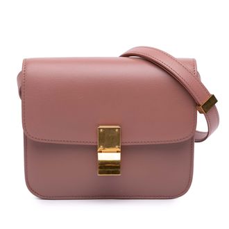Celine Klassieke Box Bag Kleine Leer