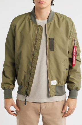 Alpha Industries L-2B Skymaster Gen II Water Resistant Bomber Jacket in Og-107 Green at Nordstrom, Size Medium