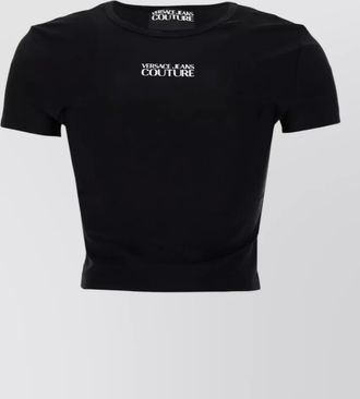 Versace Jeans Couture short sleeve crew neck womens top