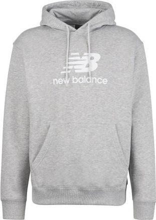 New Balance Sport Essentials Fleece Logo Hoodie Hoodie f&uuml;r Herren | grau