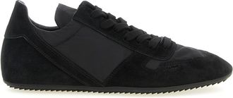 Rick Owens Black Lace Up Sneakers