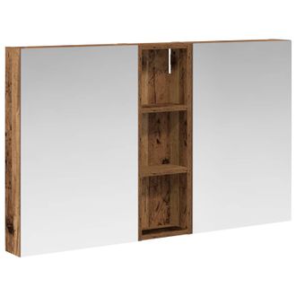 vidaXL Juego De Muebles De Ba&ntilde;o Con Estante 3 Pcs 100 X 10,5 X 60,5 Cm Vidaxl