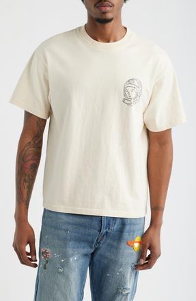 Billionaire Boys Club BB Faded Helmet Cotton Graphic T-Shirt in Ecru at Nordstrom, Size Xx-Large
