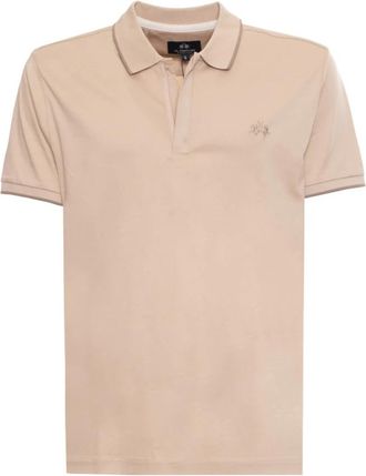 La Martina Polo Shirt - Heren - Polos - Beige - XL - Katoen - Tops