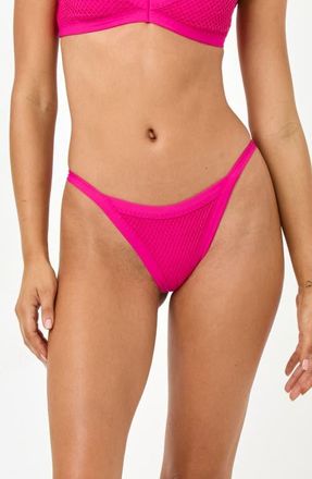 L*Space Mackenzie Bitsy Bikini Bottoms in Bougainvillea at Nordstrom, Size X-Large