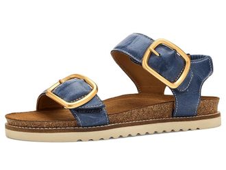 Taos Footwear On The Double Womens Sandals Dark Blue : EU 42 (US Womens 11-11.5) M, Leather