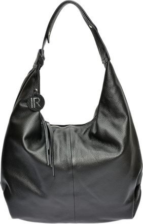 Isabella Rhea Zwart Rundleer Tas