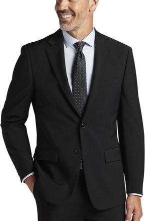 Calvin Klein Slim Fit Wool Blend Suit Jacket Black