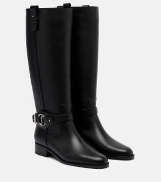 Christian Louboutin Dianouchette leather biker boots