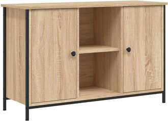 vidaXL Vidaxl - Mueble de tv madera de ingeniería roble Sonoma 100x35x65 cm
