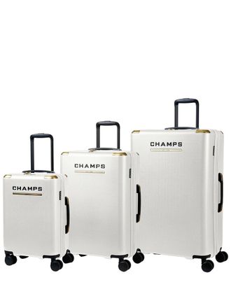 Champs Luggage Luxe II 3pc Expandable Luggage Set