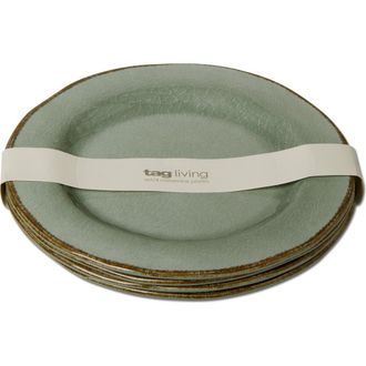Tag Veranda Melamine Dinner Plates Set of Four Slate Blue at Nordstrom