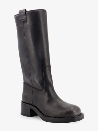 Alohas Womens Boots Sajan Black Leather