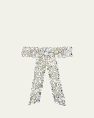 L. Erickson Melanie Embellished Bow Barrette