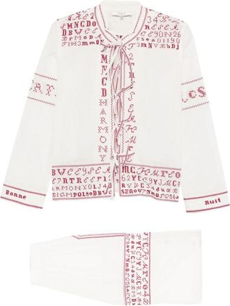 Sea New York Embroidery Pyjama Set