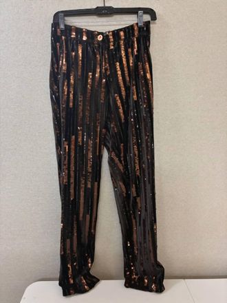 Vilagallo Womens Tiffany Pant In Black/bronze
