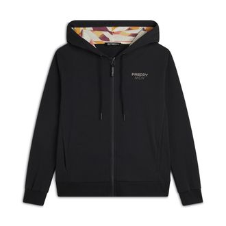 Freddy Felpa con Zip e Cappuccio Fantasia Zebrata