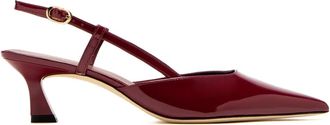 Stuart Weitzman 50 mm Vinnie slingback pumps - Rood