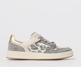 Premiata Womens Quinn Leopard Sneaker In Grey