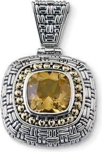Samuel B. Citrine Cushion Pendant in Yellow at Nordstrom Rack