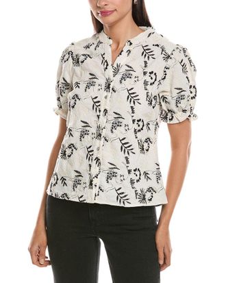Nanette Lepore Embroidered Blouse