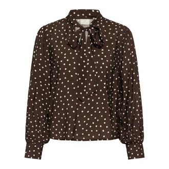 Kaffe Blusa Kadotte - Blouses & Shirts - Mujer - Marr&oacute;n - L