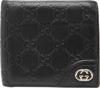 Gucci Black Leather Wallet (Bi-Fold) (Pre-Owned)