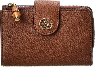 Gucci Double G Medium Leather Card Case