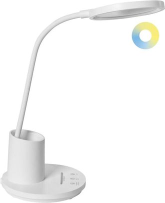 Beliani LED Desk Lamp VELA with Dimmer White