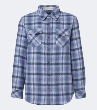 God's True Cashmere Camisa Uniform de cachemir a cuadros