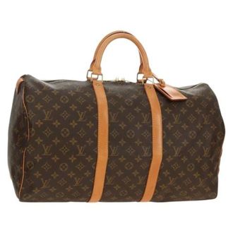 Louis Vuitton Pre-owned Keepall 50 Boston Bag - unisex - Louis Vuitton Vintage - Vintage Weekend Bags - Brown - ONE SIZE - Pre-owned