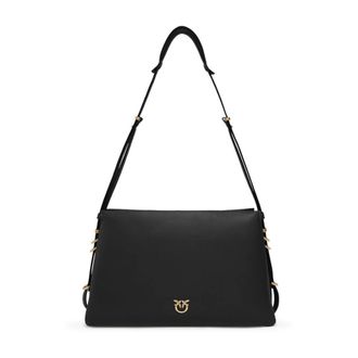 Pinko Shoulder Bags - Dames - Schoudertassen - Zwart - ONE Size - Katoen - Tassen