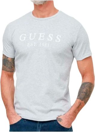 Guess Hombre, Camisetas, Gris, Talla: S