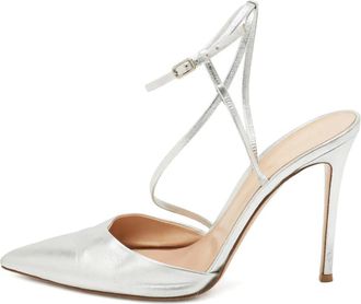 Gianvito Rossi Pumps con cinturino alla caviglia - Argento