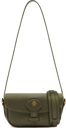 Bally Beckett leren crossbodytas - Groen