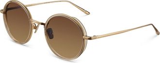 Etnia Barcelona Peratallada CLGD Mens Sunglasses Gold Size 51