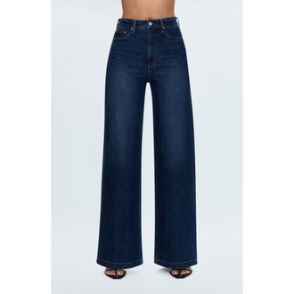 Pistola Denim Lana High Waist Wide Leg Jeans in Elevation at Nordstrom Rack, Size 33