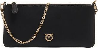 Pinko chain-strap shoulder bag - women - Bovine Leather/Polyurethane/Polyester - One Size - Black